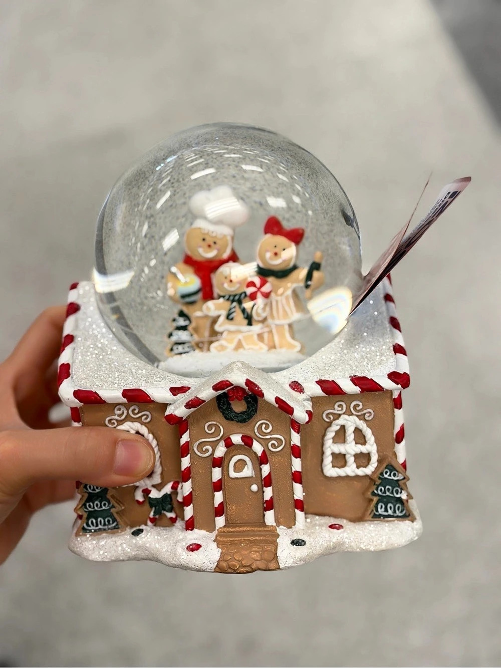 Gingerbread Snow Globe Christmas